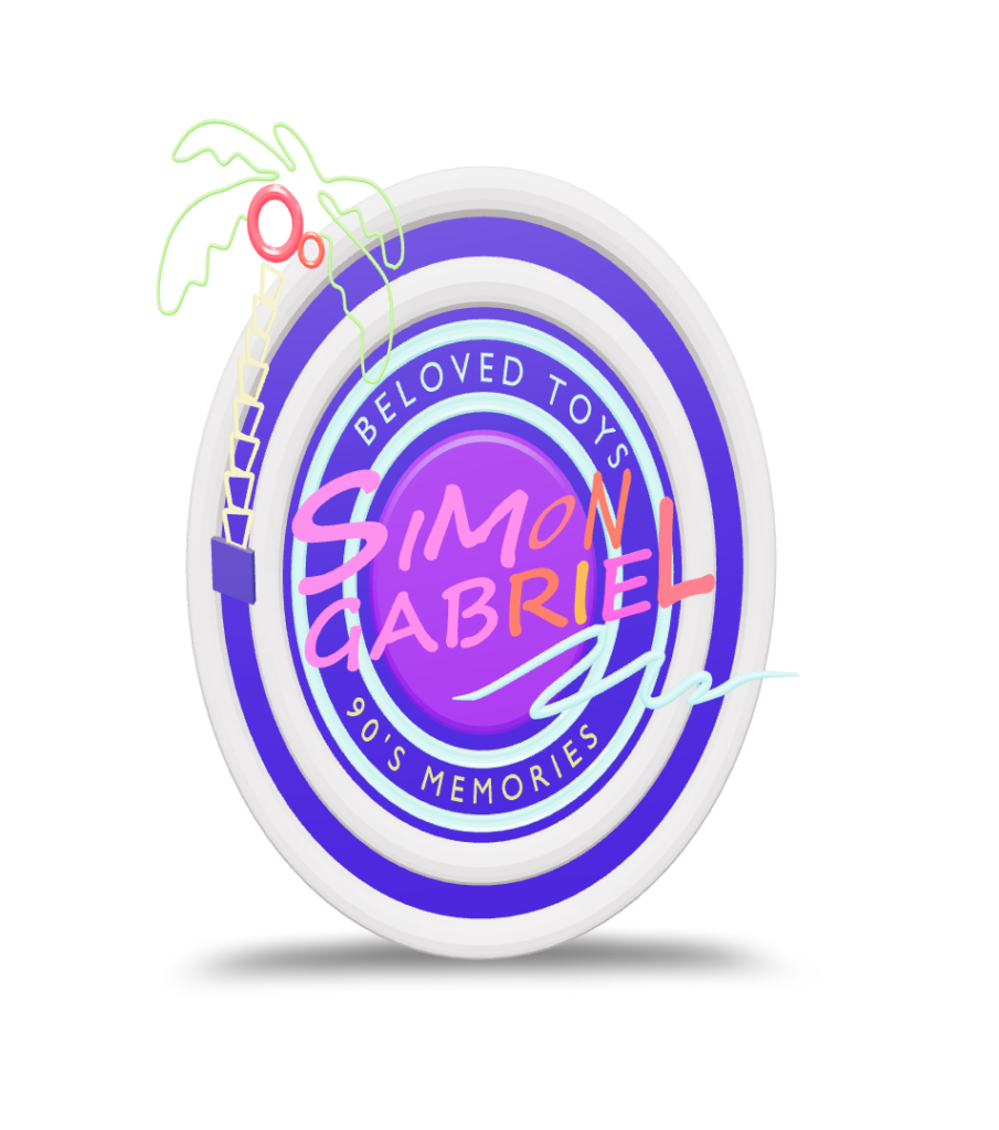 Retro Neon Light Board With Palm Tree