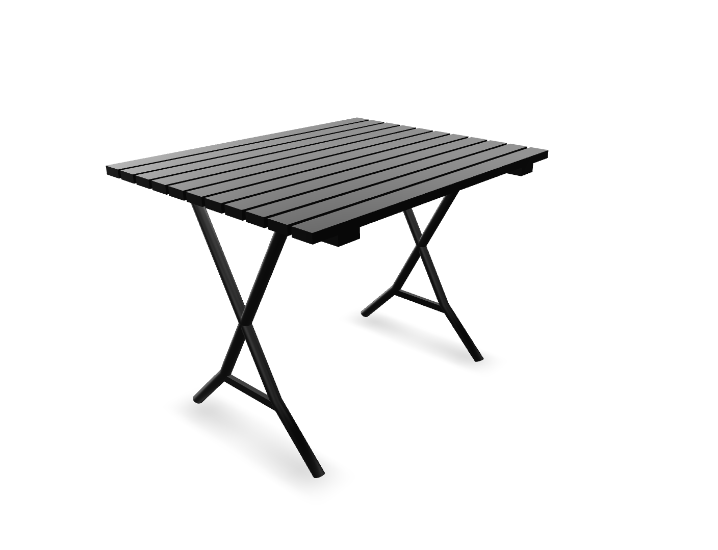 Sleek and Functional Folding Table
